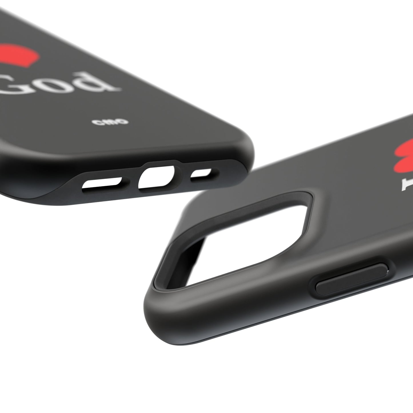 I love God Phone Case — Magnetic Impact-Resistant Religious iPhone Cover