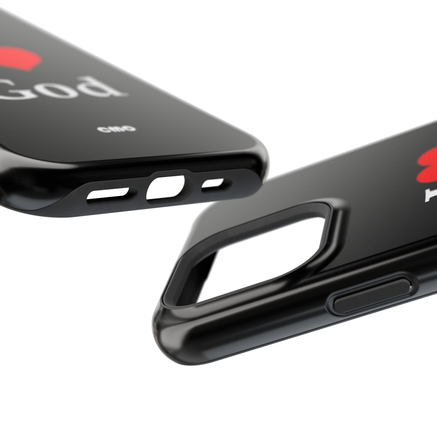I love God Phone Case — Magnetic Impact-Resistant Religious iPhone Cover