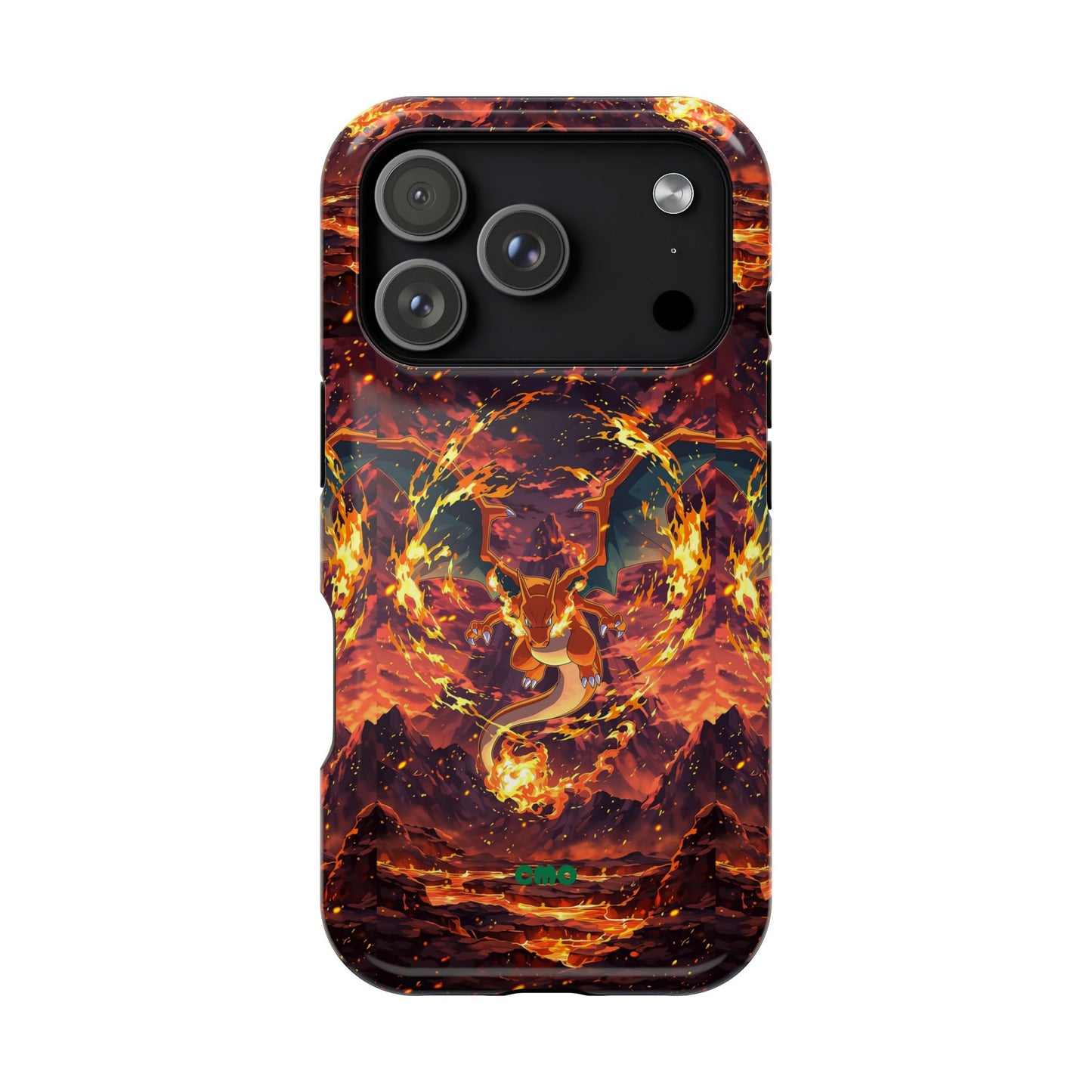 Fiery Abstract Magnetic Impact-Resistant Phone Case