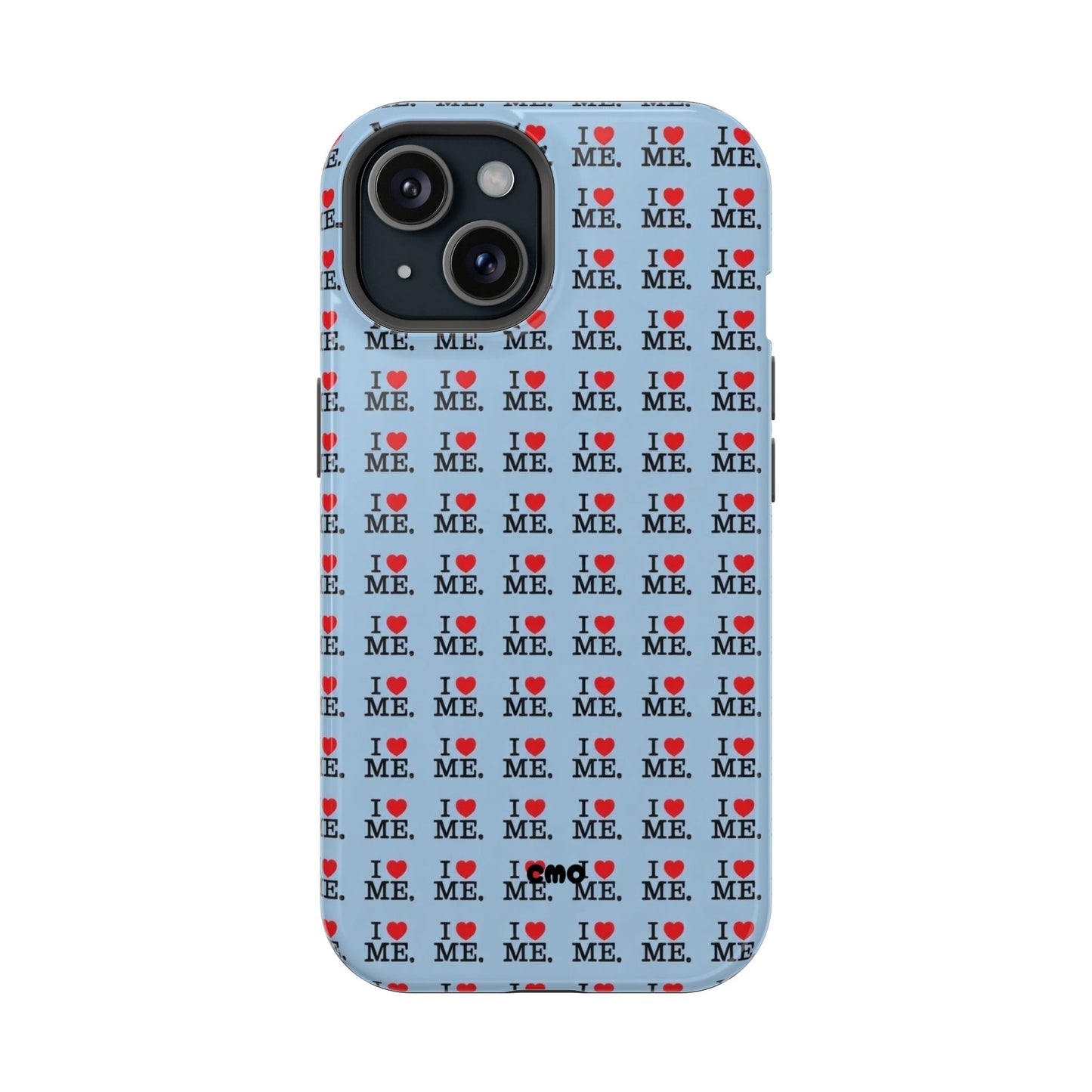 Magnetic Impact-Resistant Phone Case — "I love ME" Pattern
