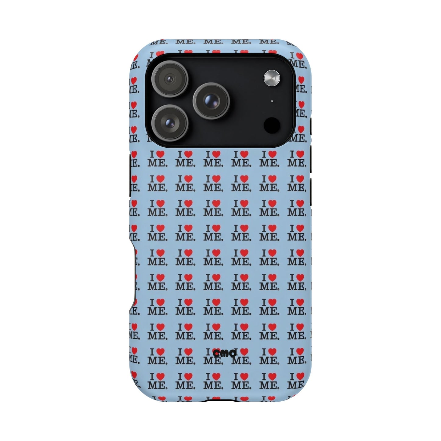 Magnetic Impact-Resistant Phone Case — "I love ME" Pattern