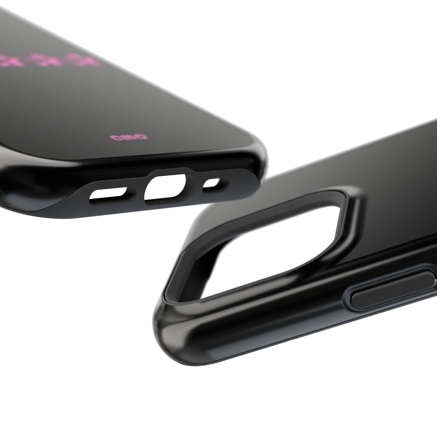 5 Stat ⭐️ Phone Case — Pink Neon Stars Magnetic Impact-Resistant Case