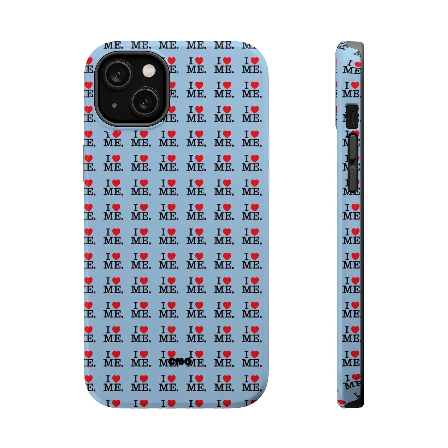 Magnetic Impact-Resistant Phone Case — "I love ME" Pattern