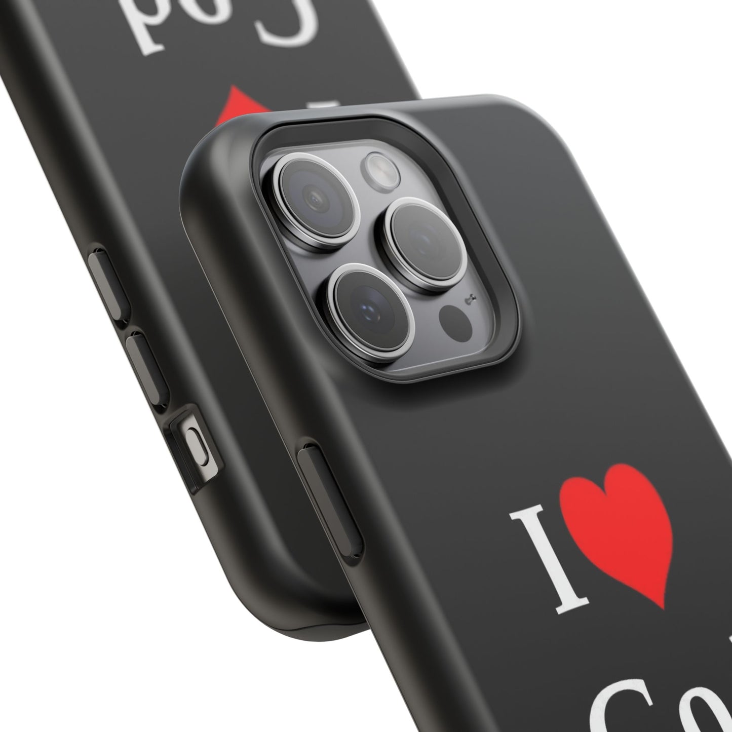I love God Phone Case — Magnetic Impact-Resistant Religious iPhone Cover