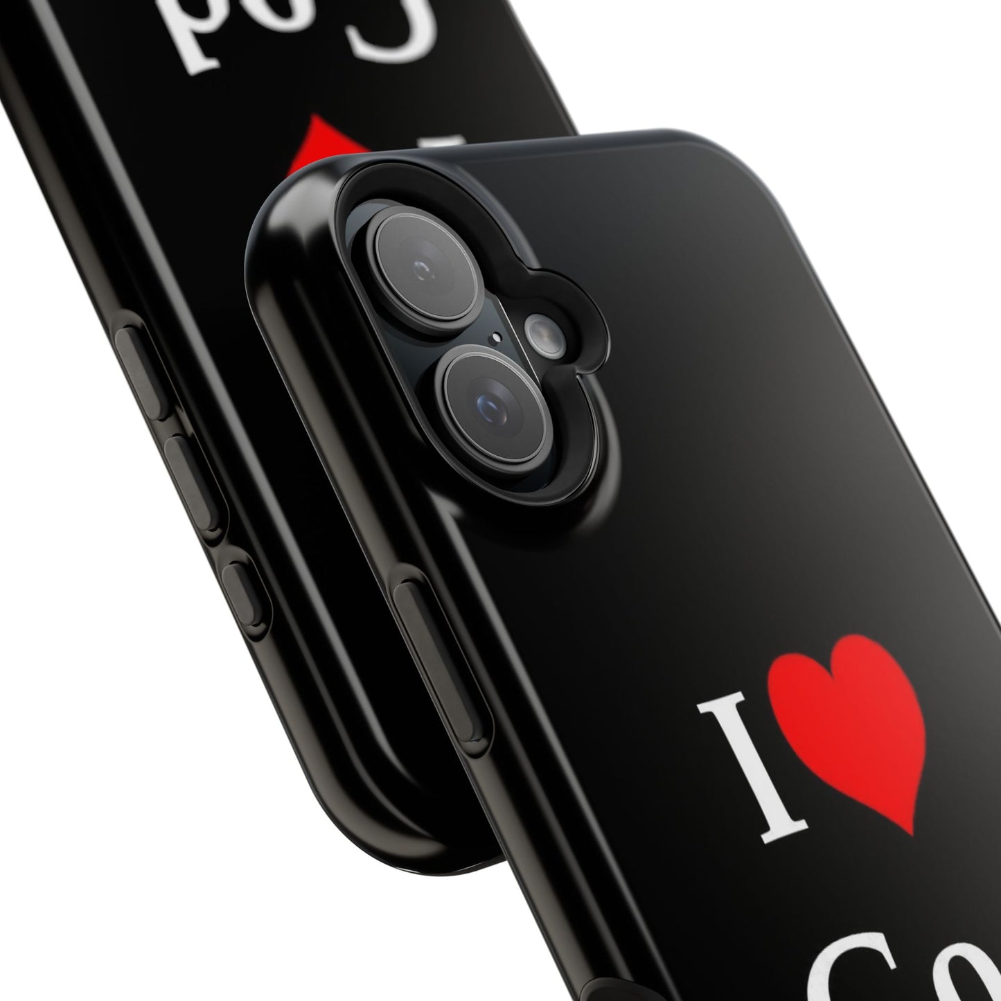 I love God Phone Case — Magnetic Impact-Resistant Religious iPhone Cover