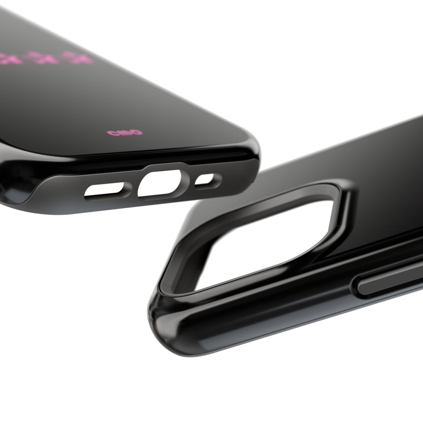 5 Stat ⭐️ Phone Case — Pink Neon Stars Magnetic Impact-Resistant Case