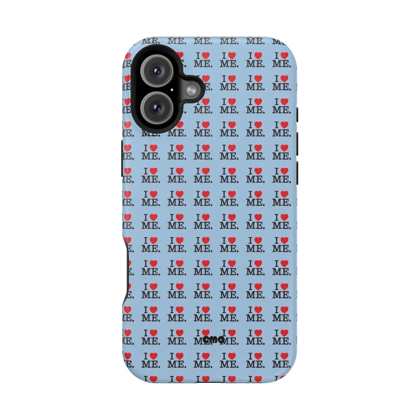 Magnetic Impact-Resistant Phone Case — "I love ME" Pattern