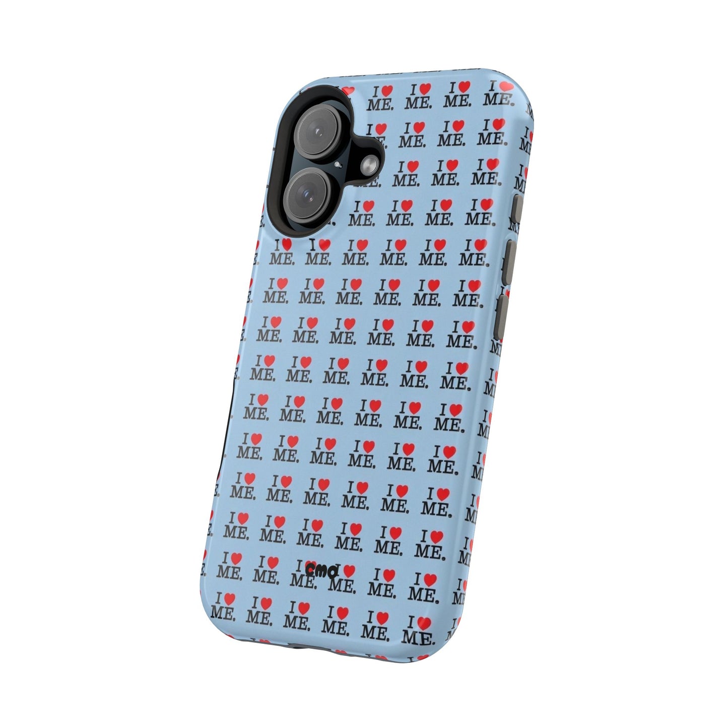 Magnetic Impact-Resistant Phone Case — "I love ME" Pattern