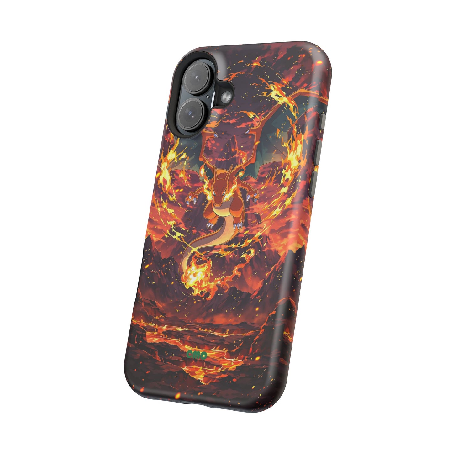 Fiery Abstract Magnetic Impact-Resistant Phone Case