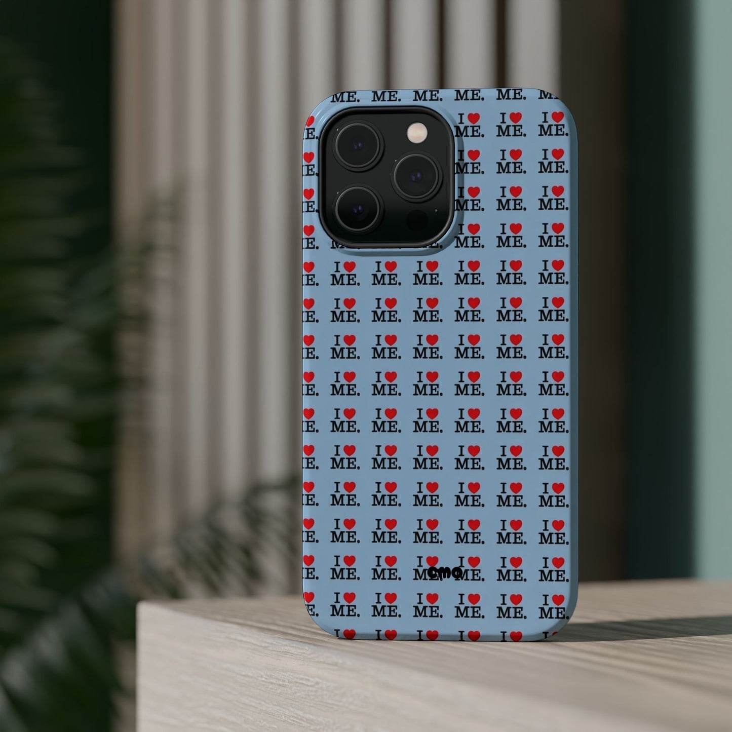 Magnetic Impact-Resistant Phone Case — "I love ME" Pattern