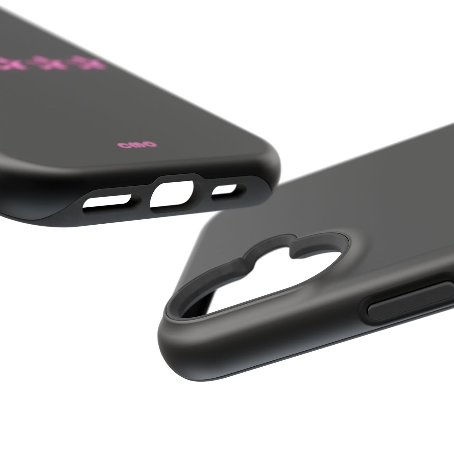 5 Stat ⭐️ Phone Case — Pink Neon Stars Magnetic Impact-Resistant Case
