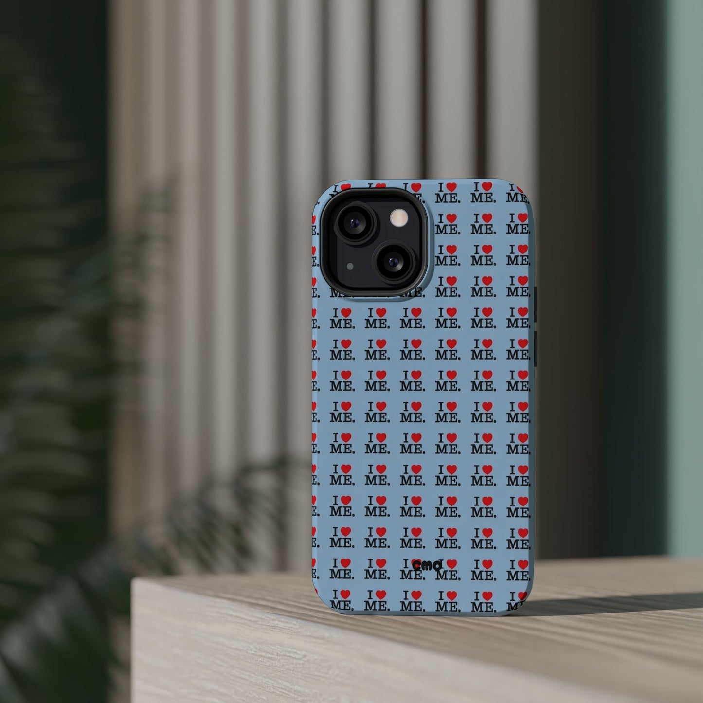Magnetic Impact-Resistant Phone Case — "I love ME" Pattern
