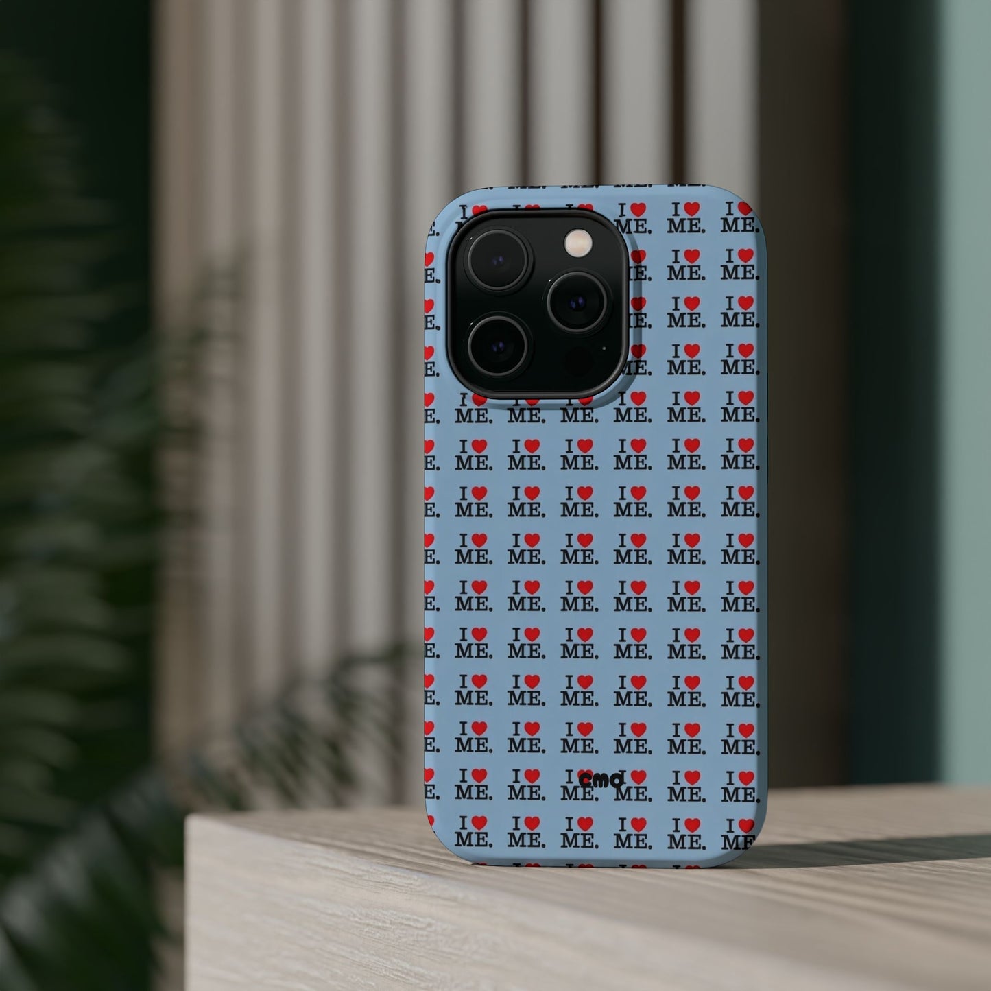 Magnetic Impact-Resistant Phone Case — "I love ME" Pattern