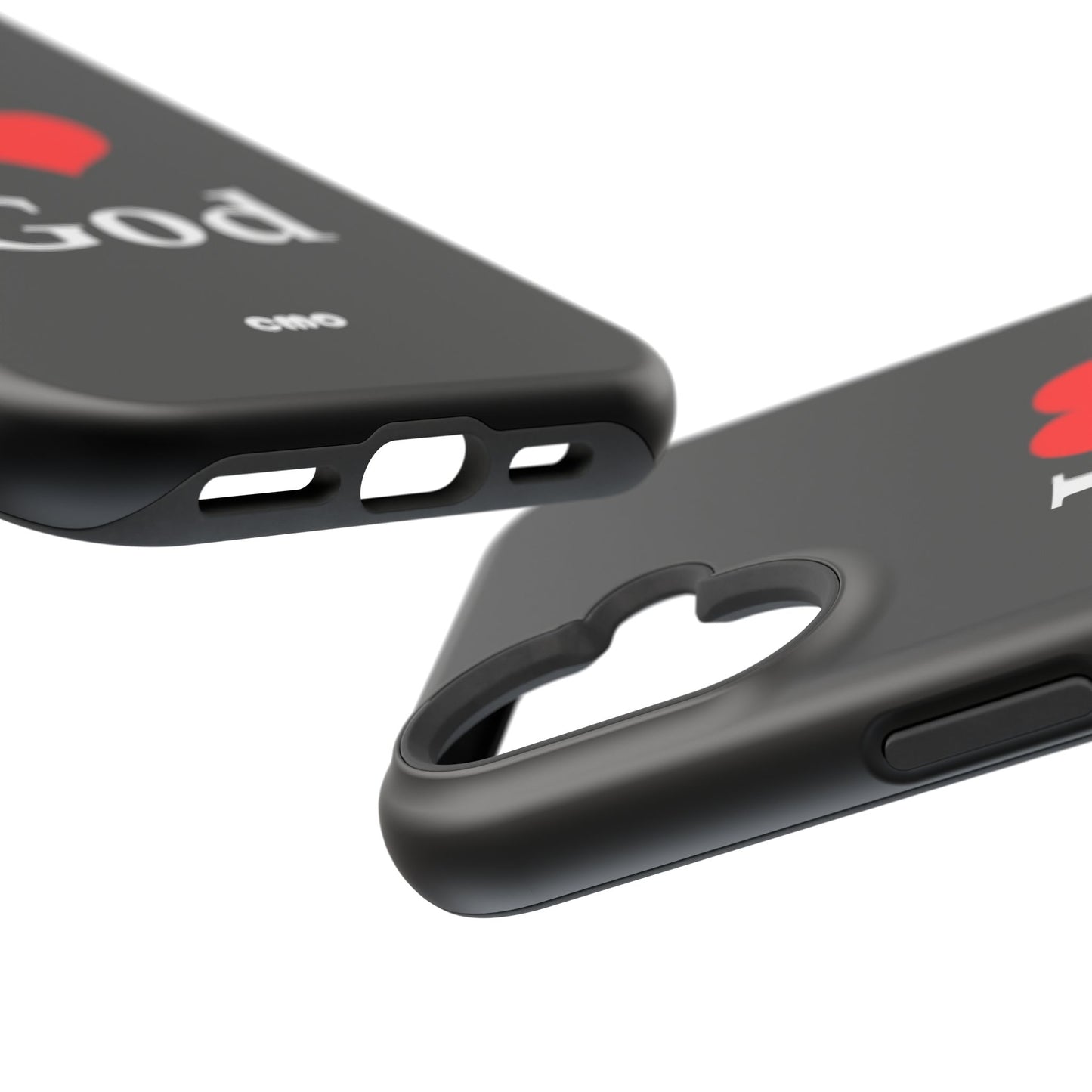 I love God Phone Case — Magnetic Impact-Resistant Religious iPhone Cover