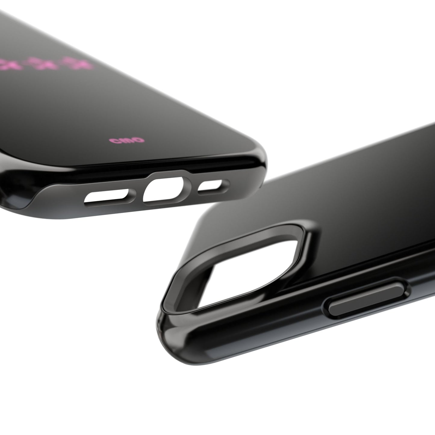 5 Stat ⭐️ Phone Case — Pink Neon Stars Magnetic Impact-Resistant Case