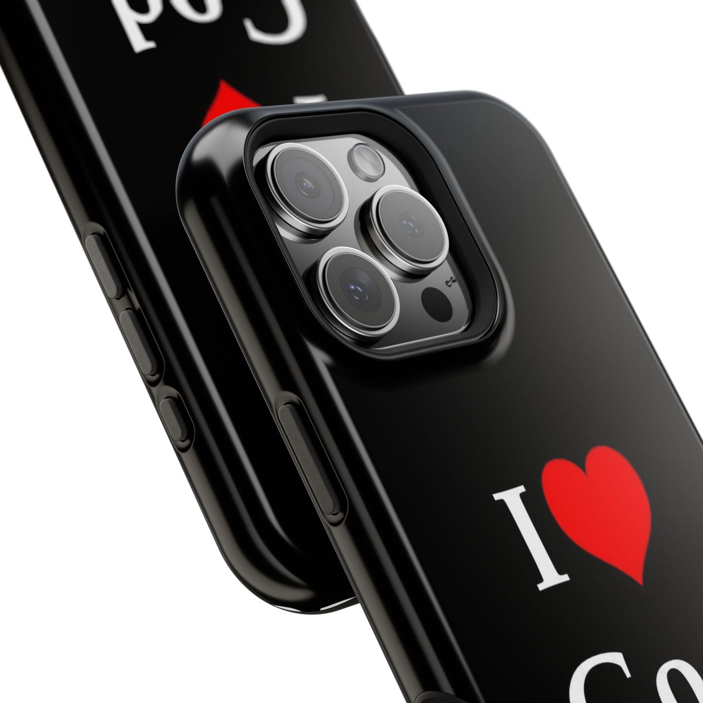 I love God Phone Case — Magnetic Impact-Resistant Religious iPhone Cover