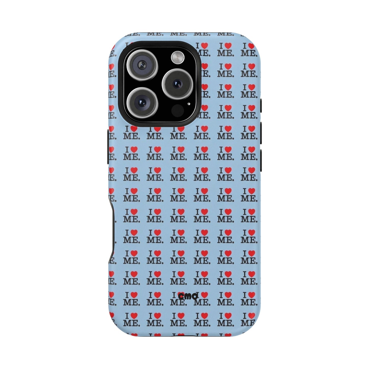 Magnetic Impact-Resistant Phone Case — "I love ME" Pattern