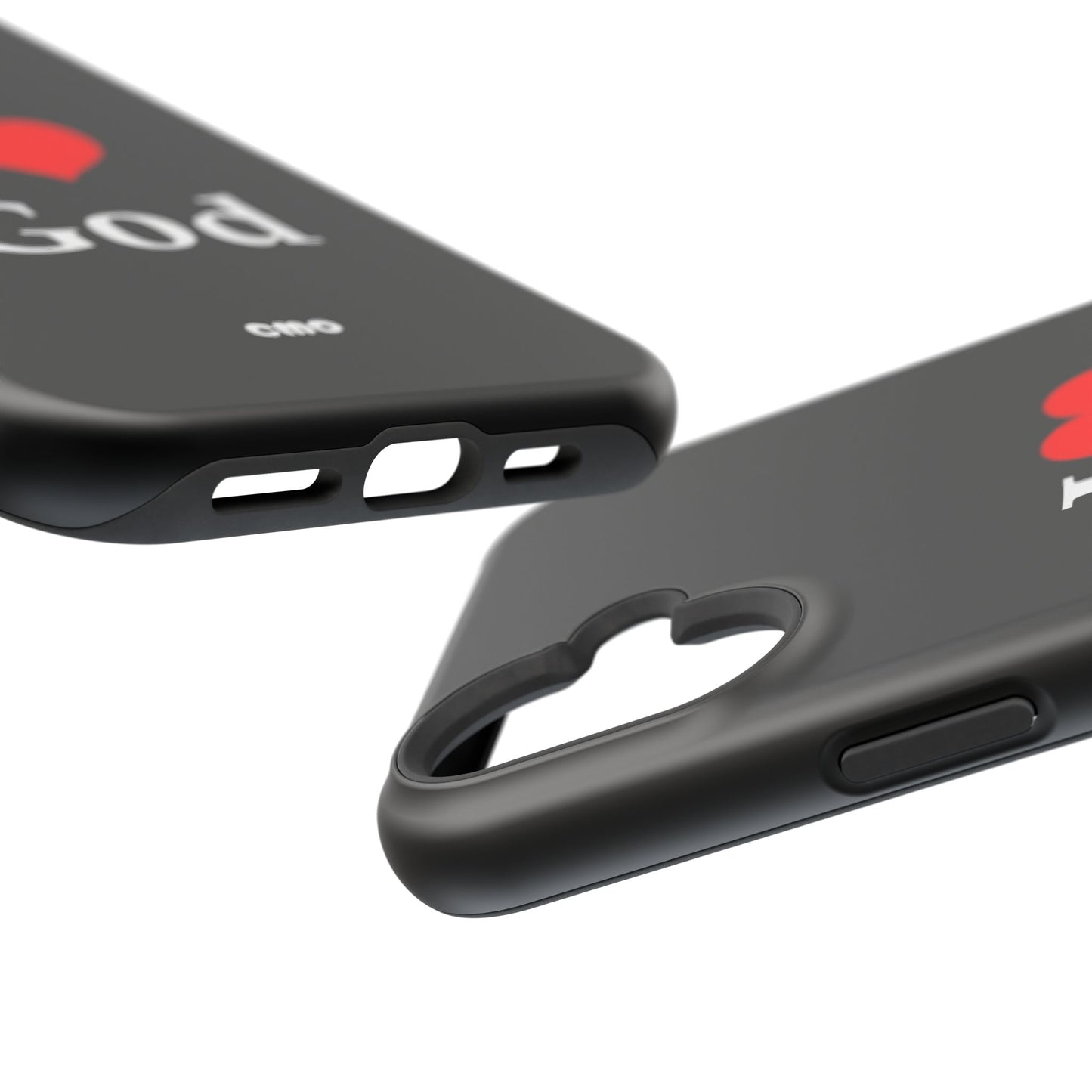 I love God Phone Case — Magnetic Impact-Resistant Religious iPhone Cover