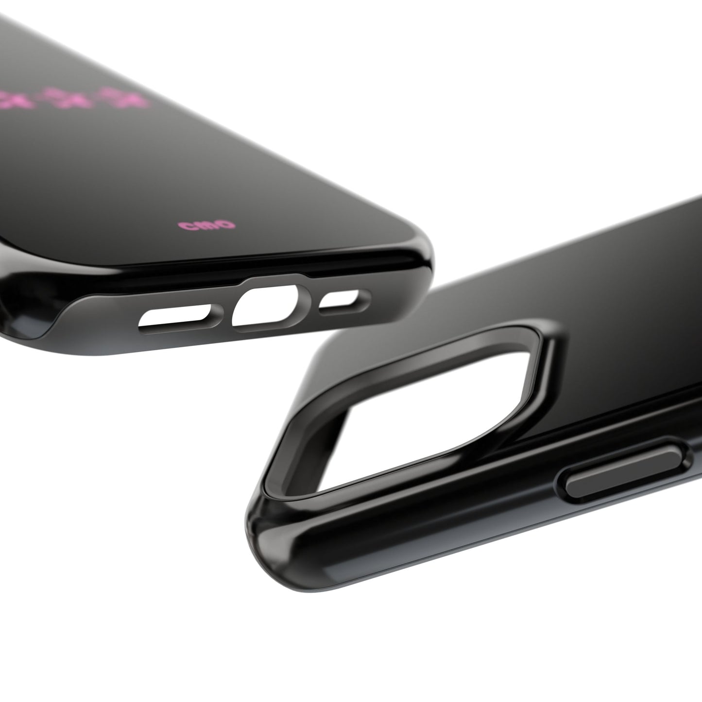 5 Stat ⭐️ Phone Case — Pink Neon Stars Magnetic Impact-Resistant Case