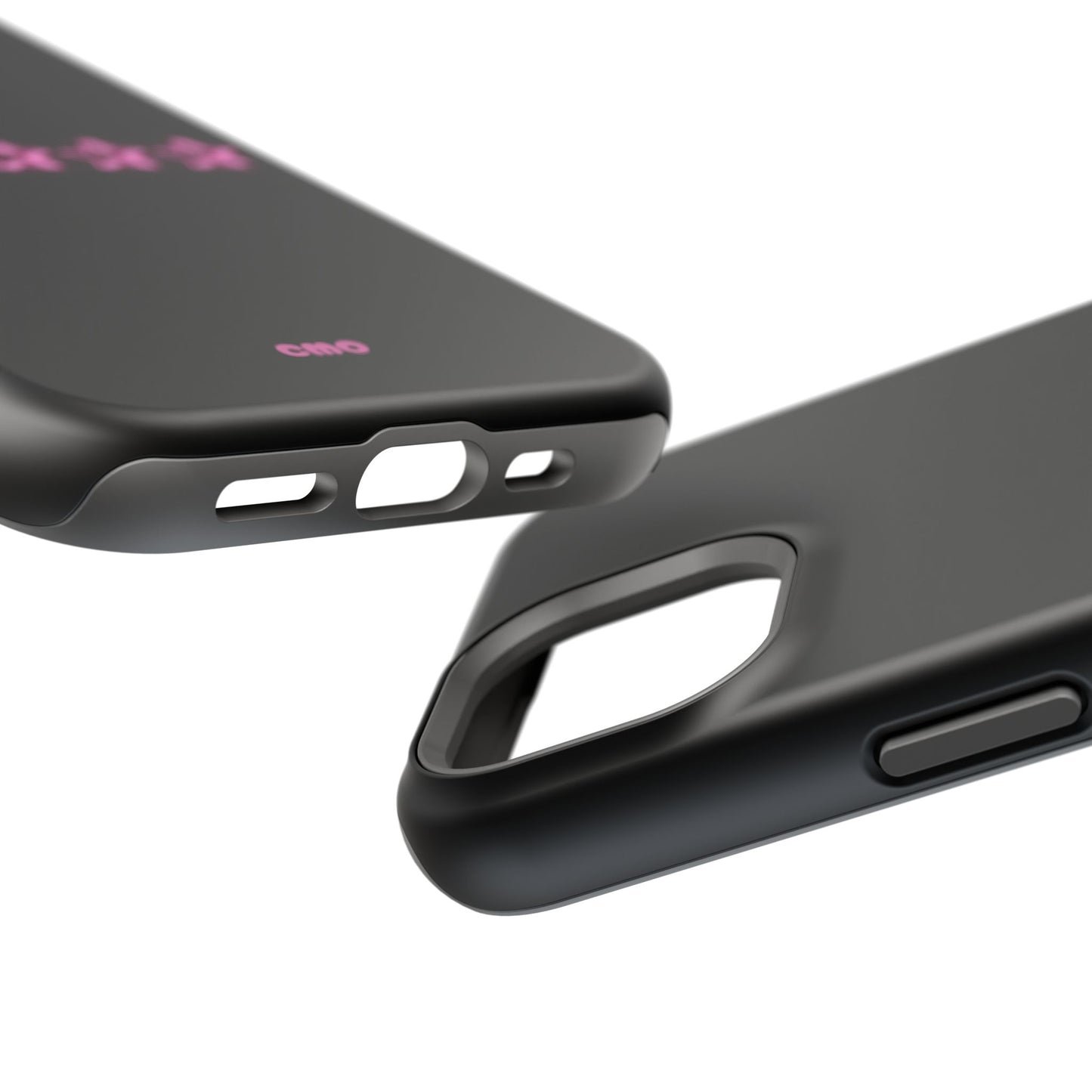 5 Stat ⭐️ Phone Case — Pink Neon Stars Magnetic Impact-Resistant Case