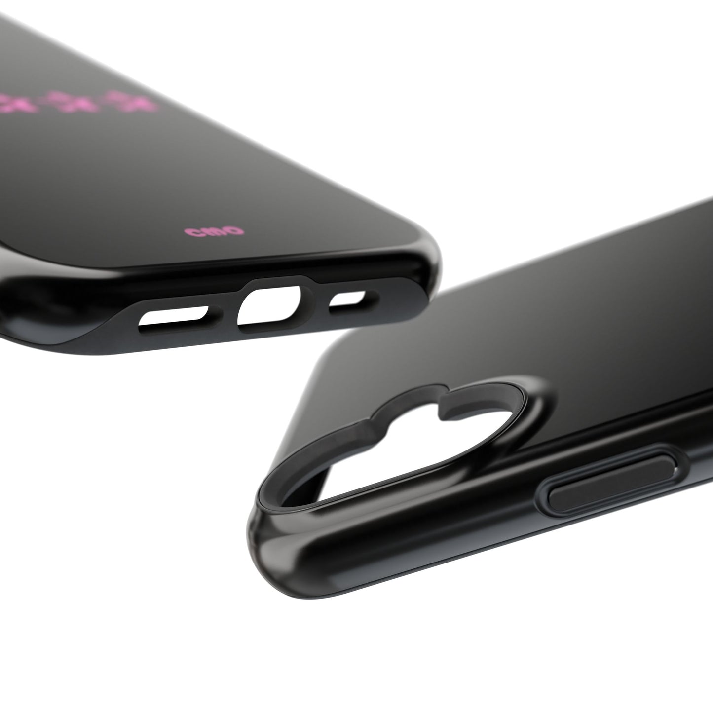 5 Stat ⭐️ Phone Case — Pink Neon Stars Magnetic Impact-Resistant Case