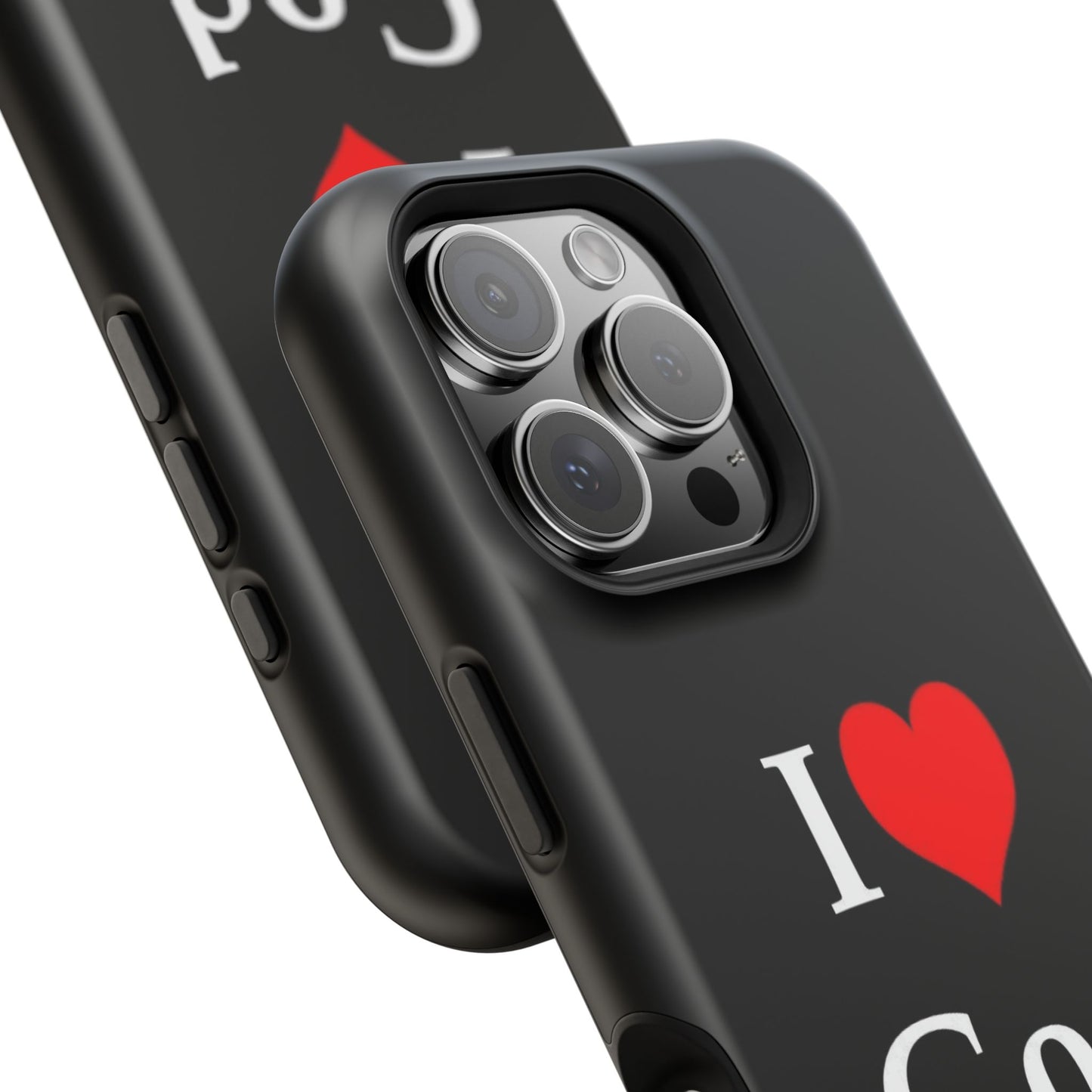 I love God Phone Case — Magnetic Impact-Resistant Religious iPhone Cover