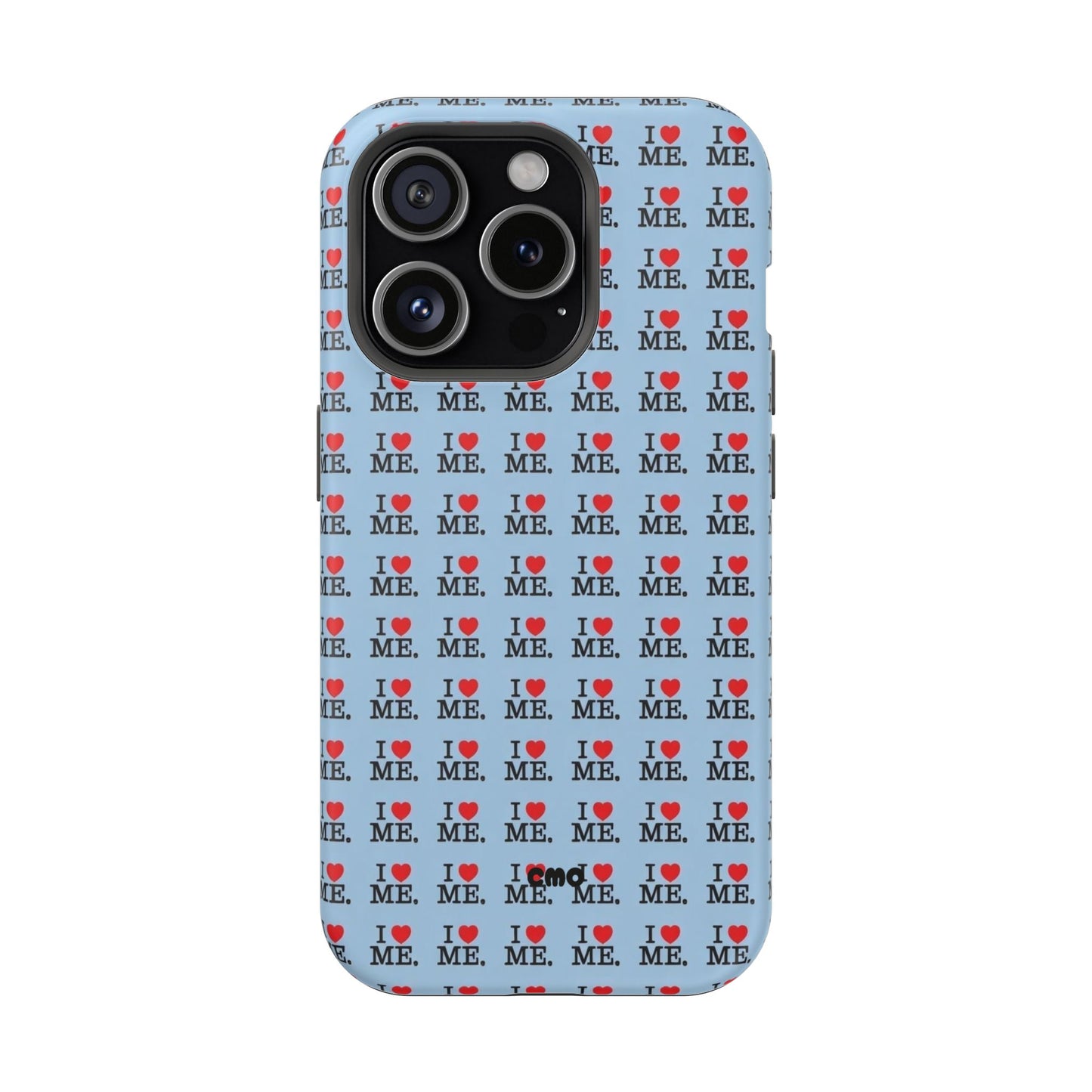 Magnetic Impact-Resistant Phone Case — "I love ME" Pattern