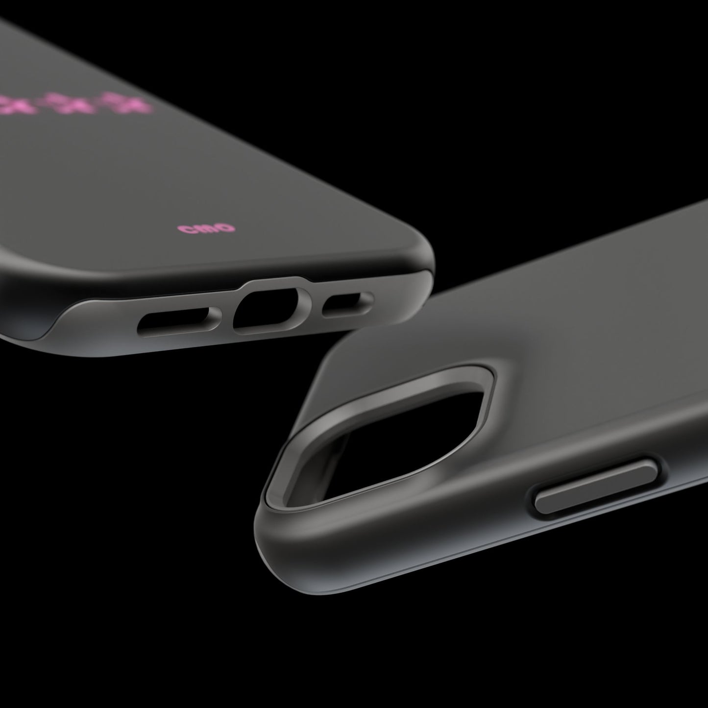 5 Stat ⭐️ Phone Case — Pink Neon Stars Magnetic Impact-Resistant Case