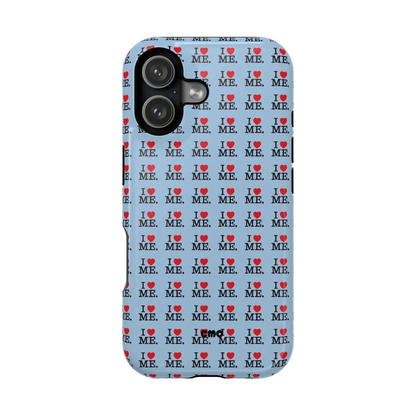Magnetic Impact-Resistant Phone Case — "I love ME" Pattern