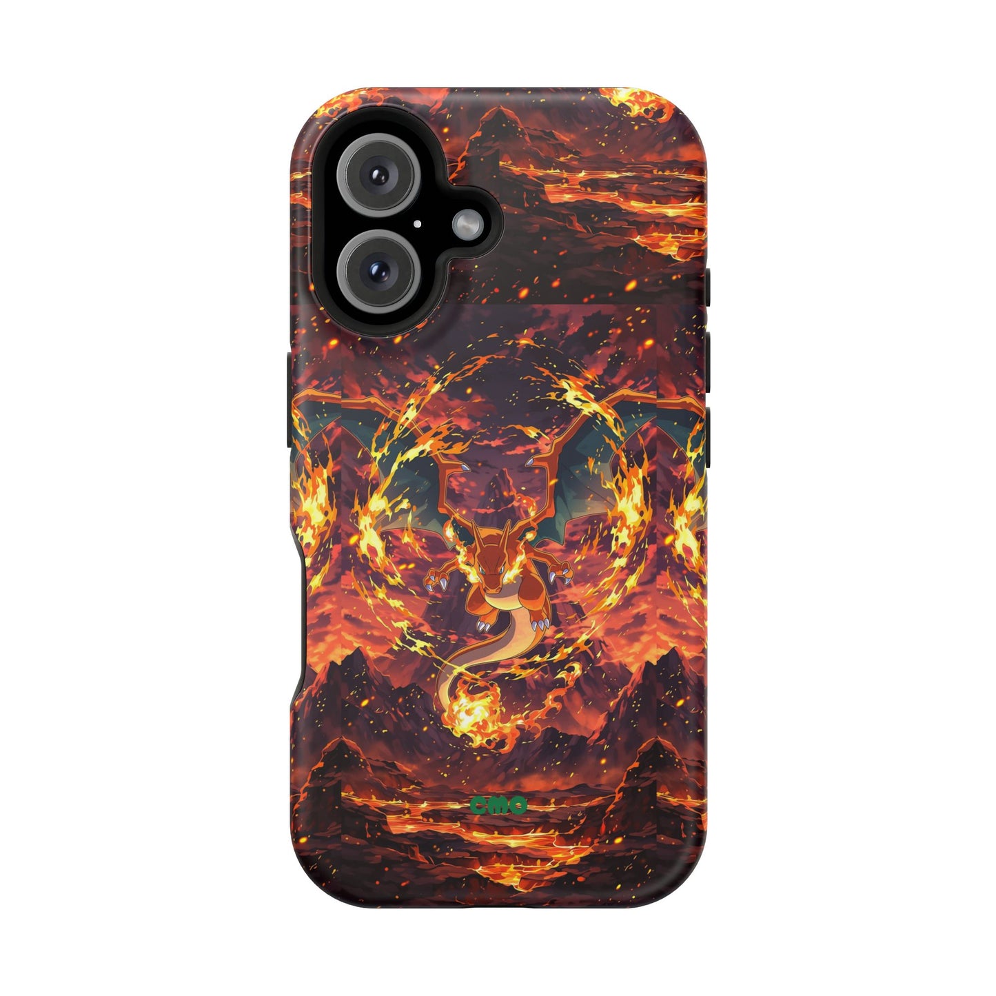 Fiery Abstract Magnetic Impact-Resistant Phone Case