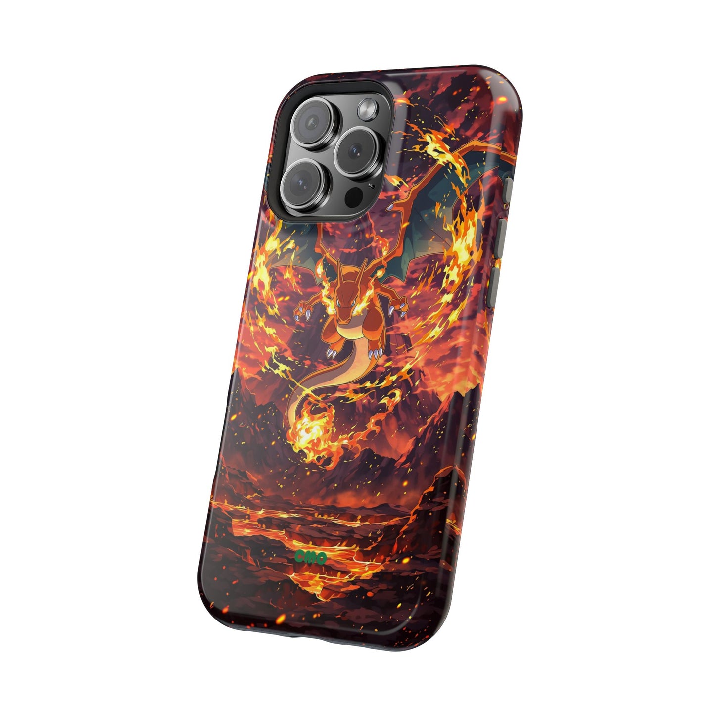Fiery Abstract Magnetic Impact-Resistant Phone Case