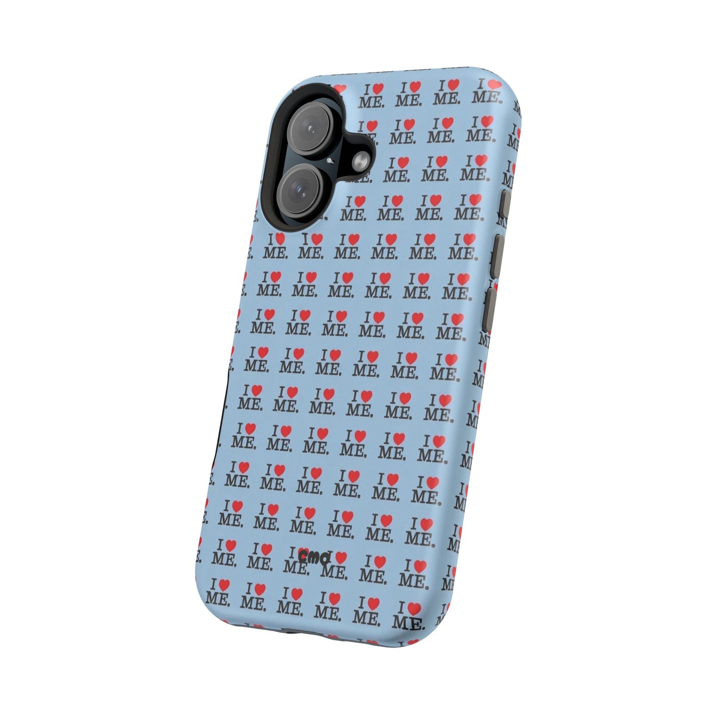 Magnetic Impact-Resistant Phone Case — "I love ME" Pattern