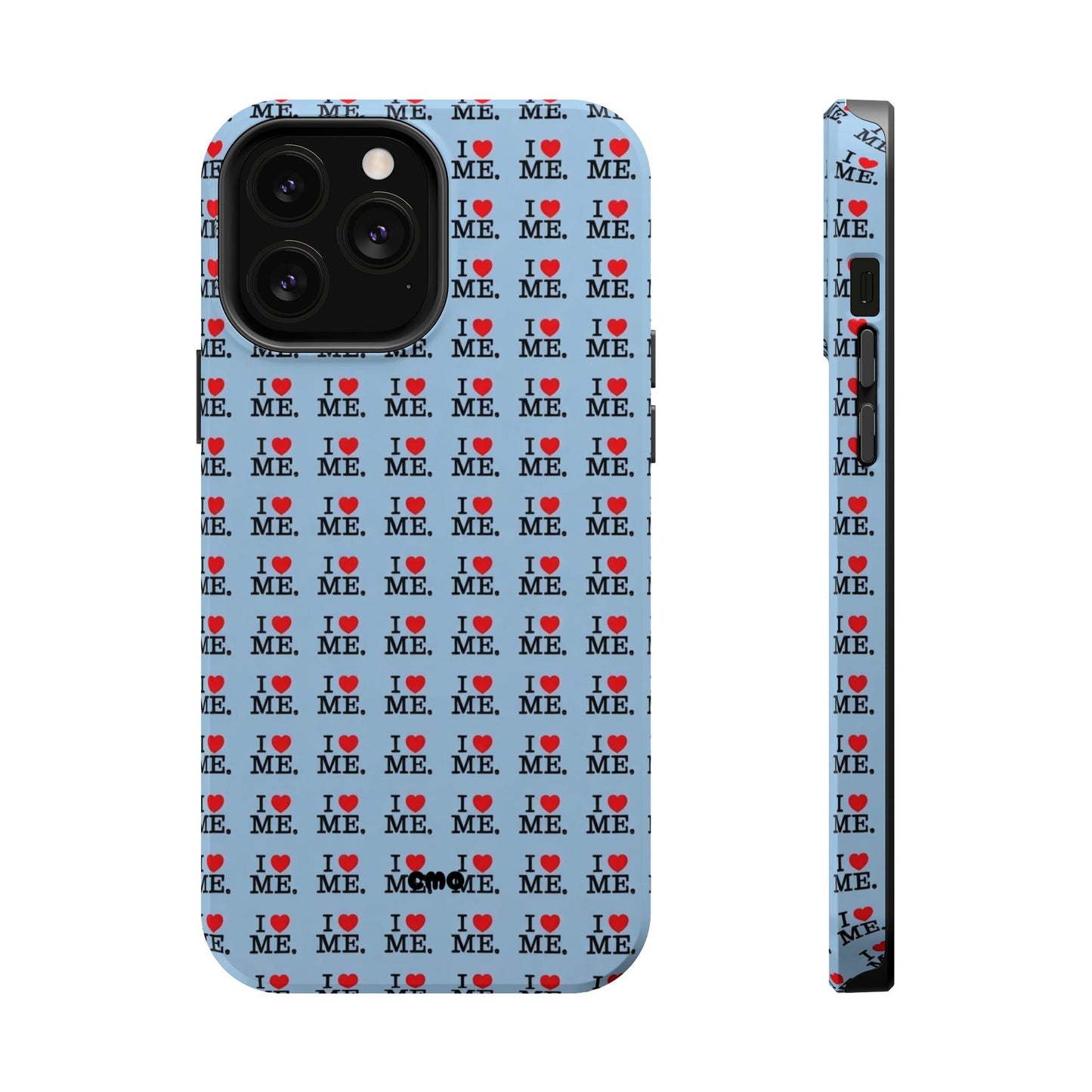Magnetic Impact-Resistant Phone Case — "I love ME" Pattern