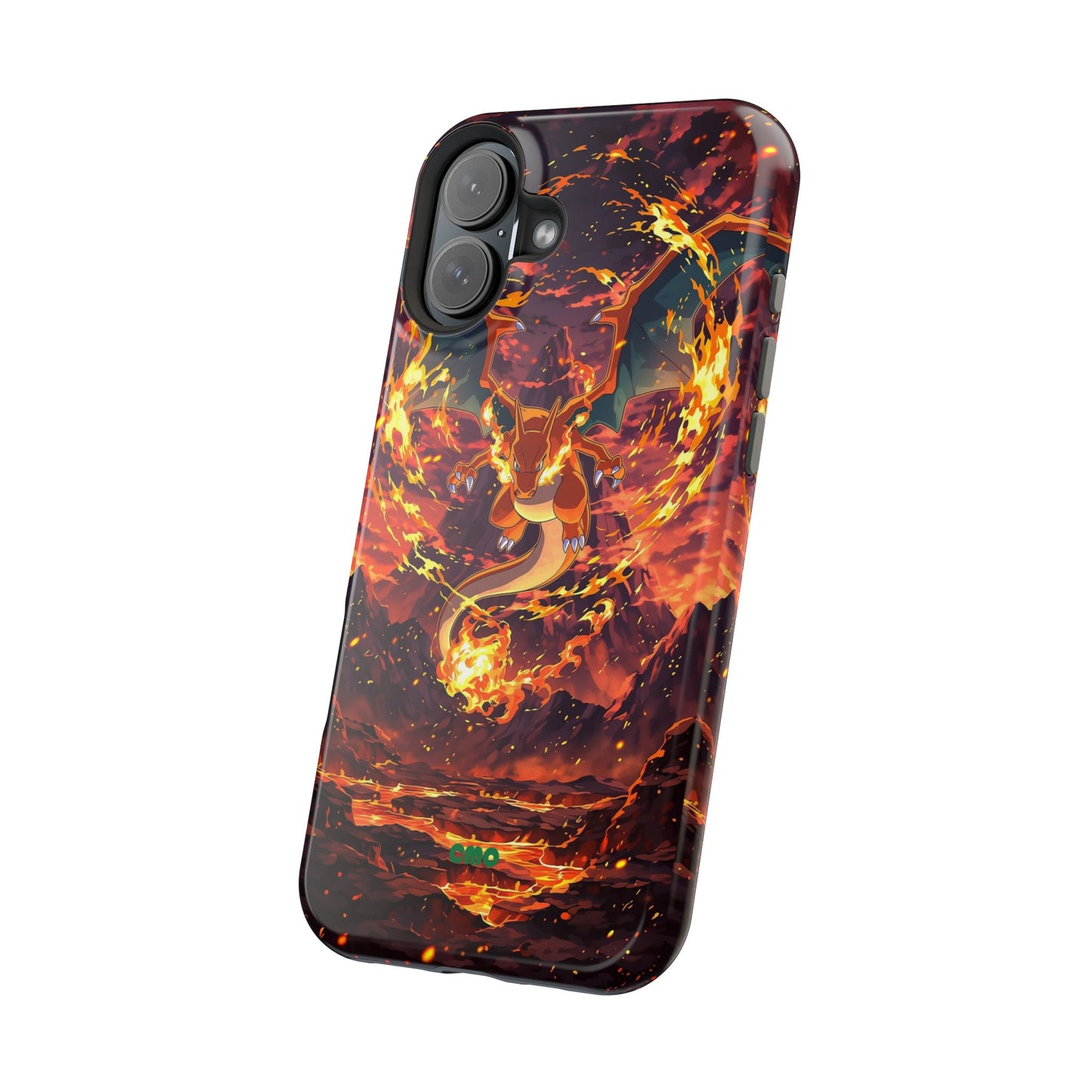 Fiery Abstract Magnetic Impact-Resistant Phone Case
