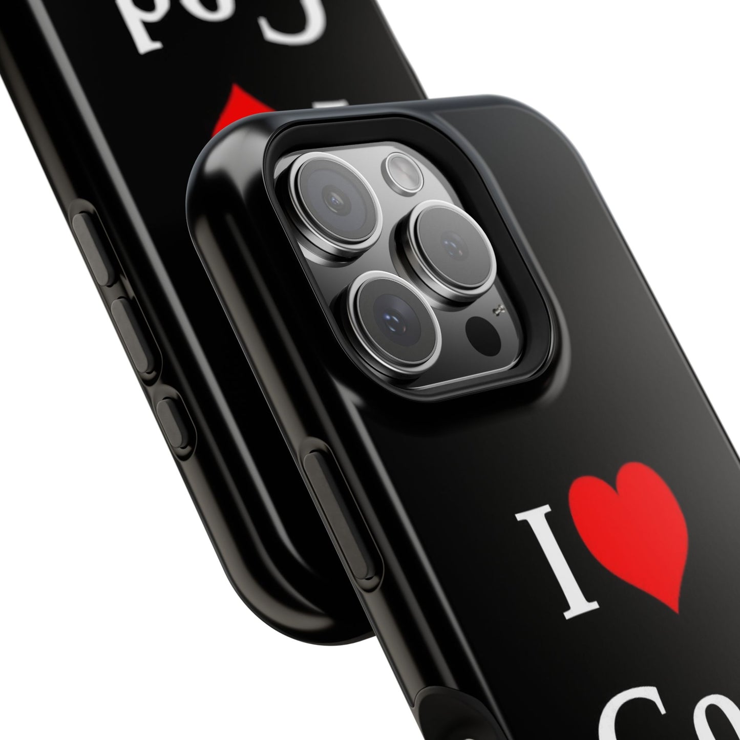 I love God Phone Case — Magnetic Impact-Resistant Religious iPhone Cover
