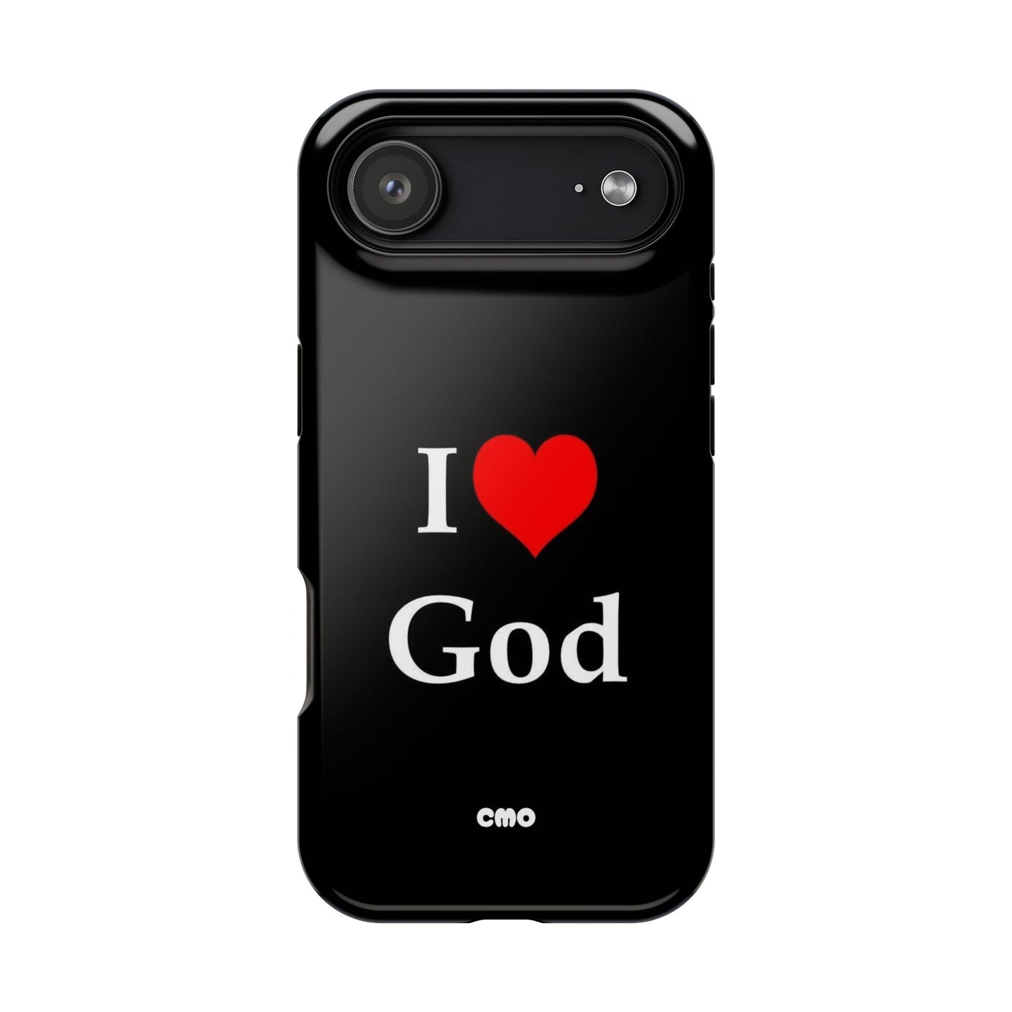 I love God Phone Case — Magnetic Impact-Resistant Religious iPhone Cover