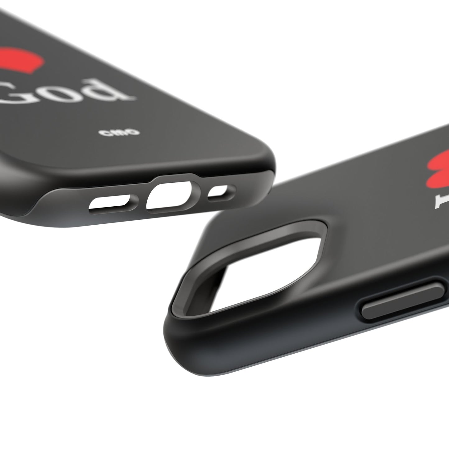 I love God Phone Case — Magnetic Impact-Resistant Religious iPhone Cover