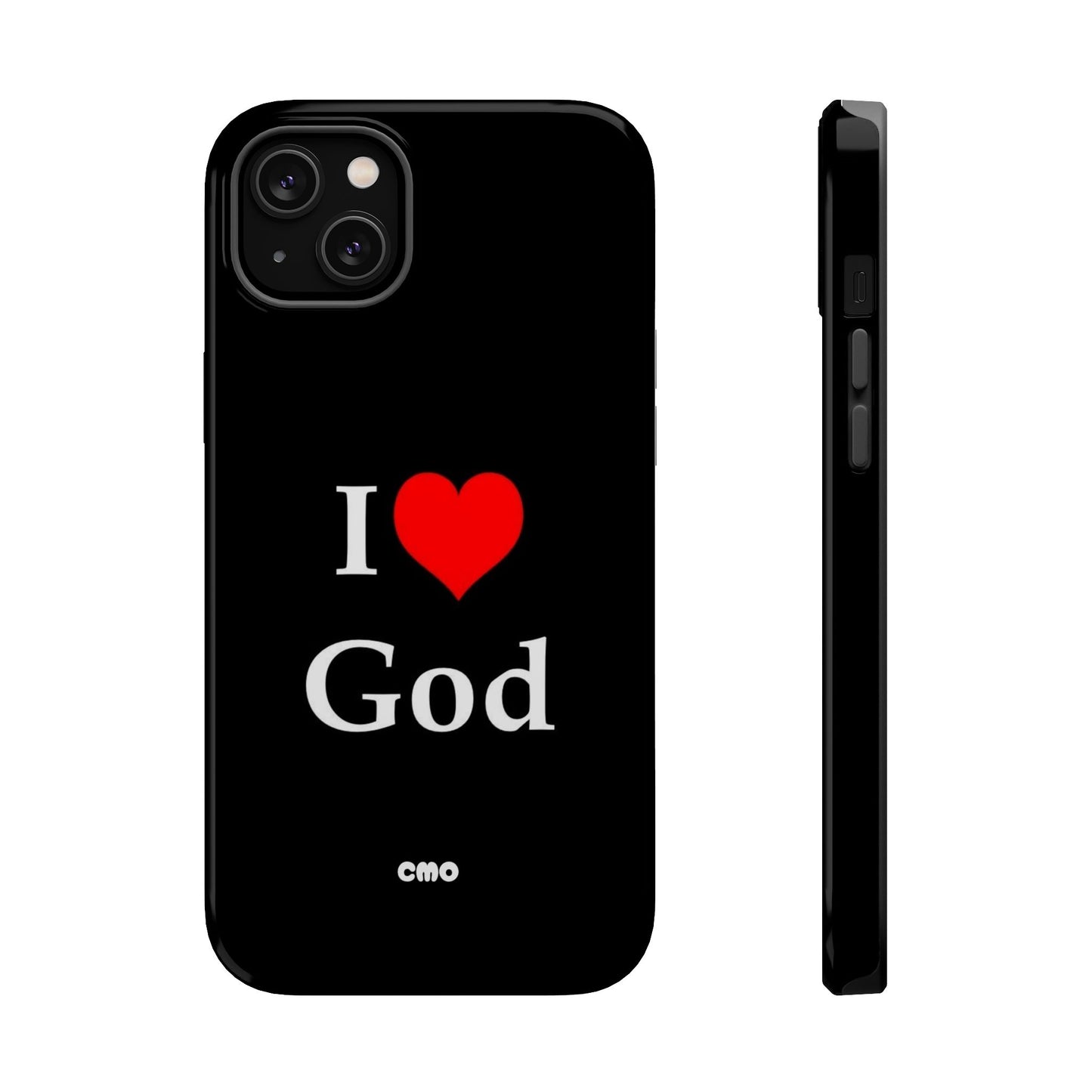 I love God Phone Case — Magnetic Impact-Resistant Religious iPhone Cover