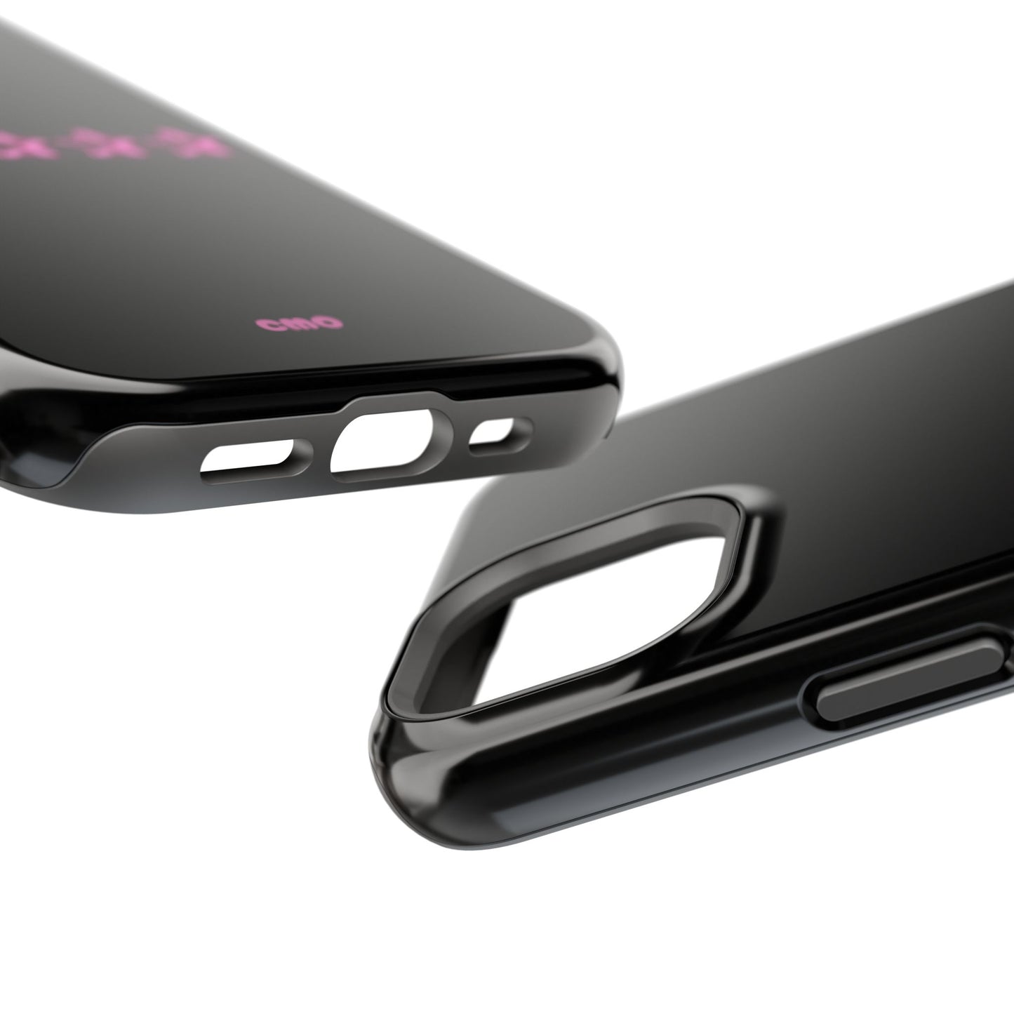 5 Stat ⭐️ Phone Case — Pink Neon Stars Magnetic Impact-Resistant Case