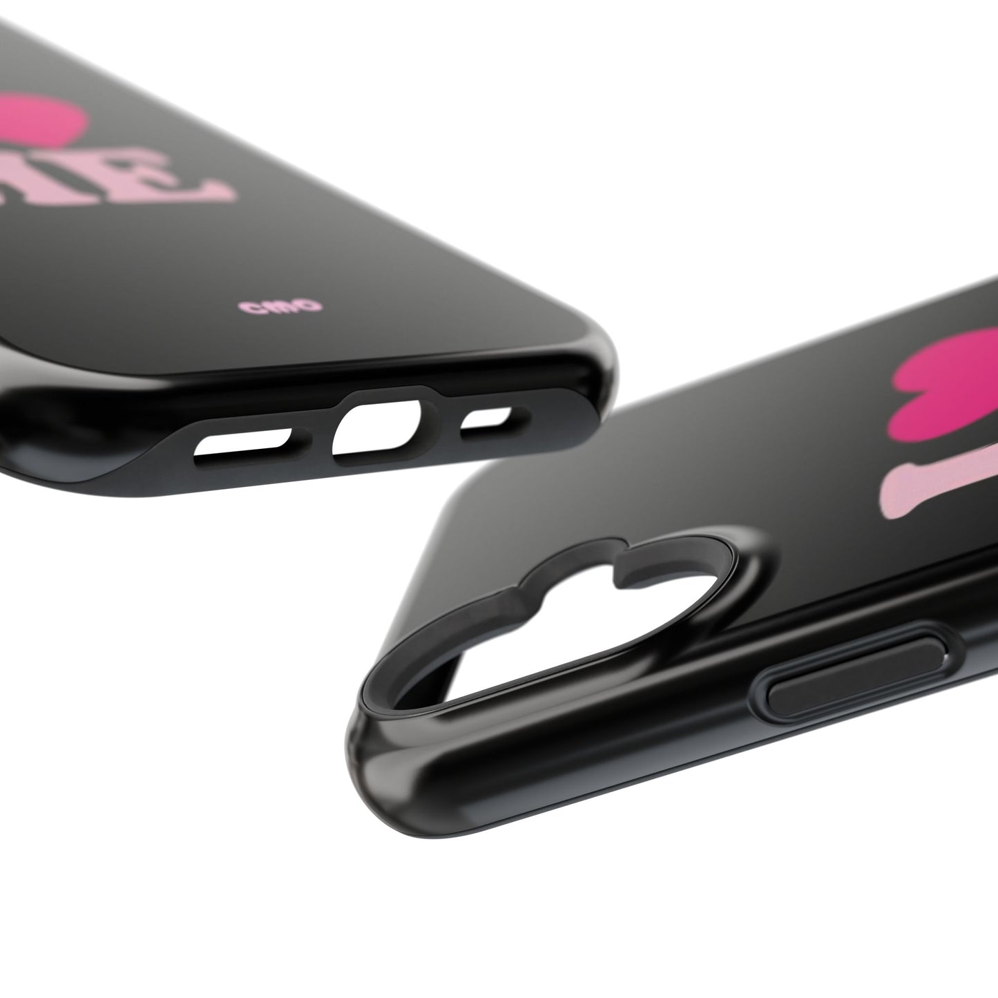 Magnetic Impact-Resistant Phone Case — "I love ME" Pink Self-Love Design