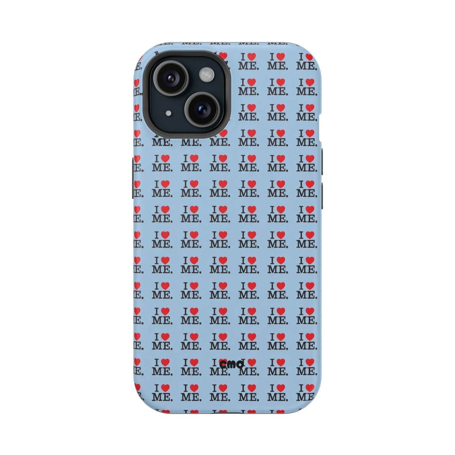 Magnetic Impact-Resistant Phone Case — "I love ME" Pattern
