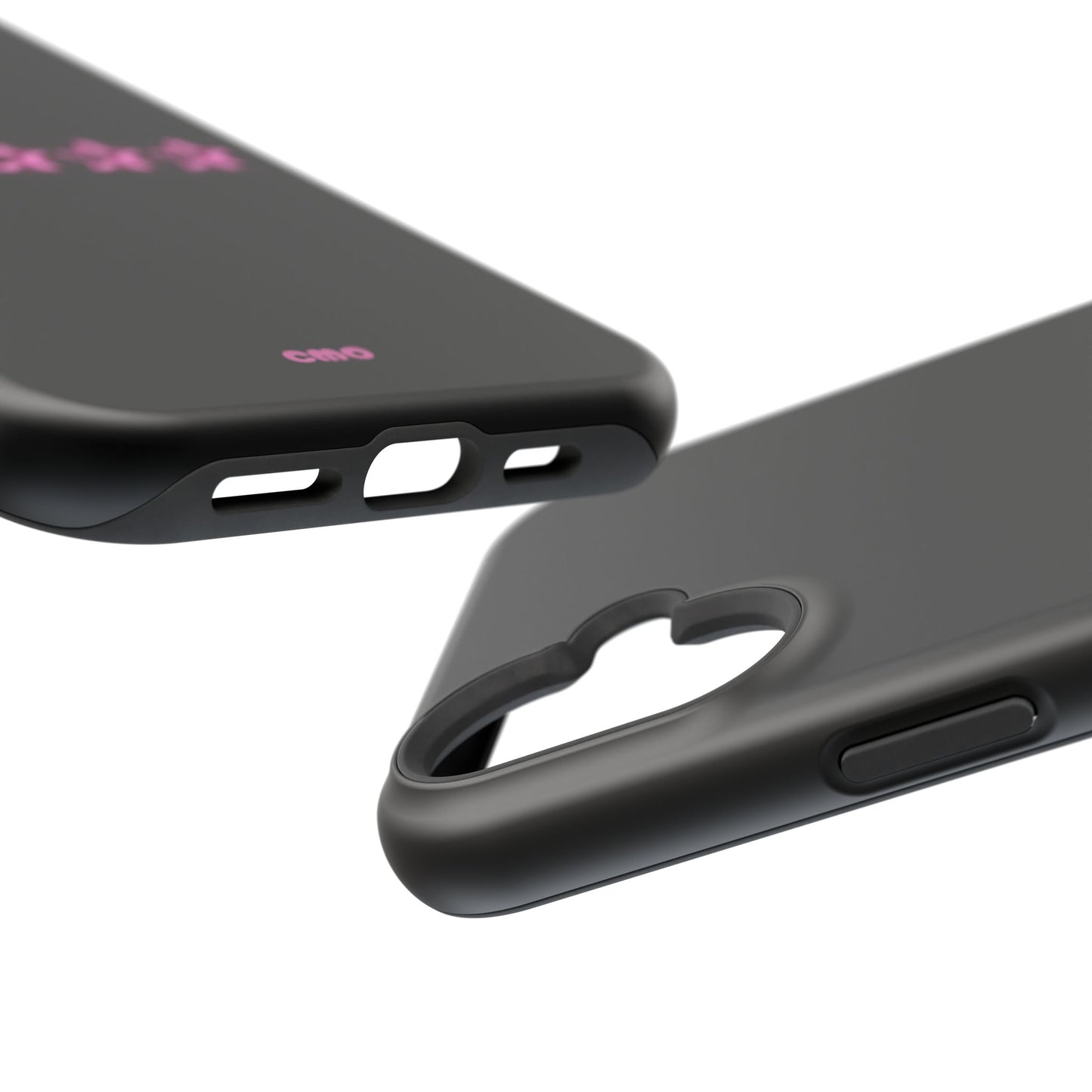 5 Stat ⭐️ Phone Case — Pink Neon Stars Magnetic Impact-Resistant Case