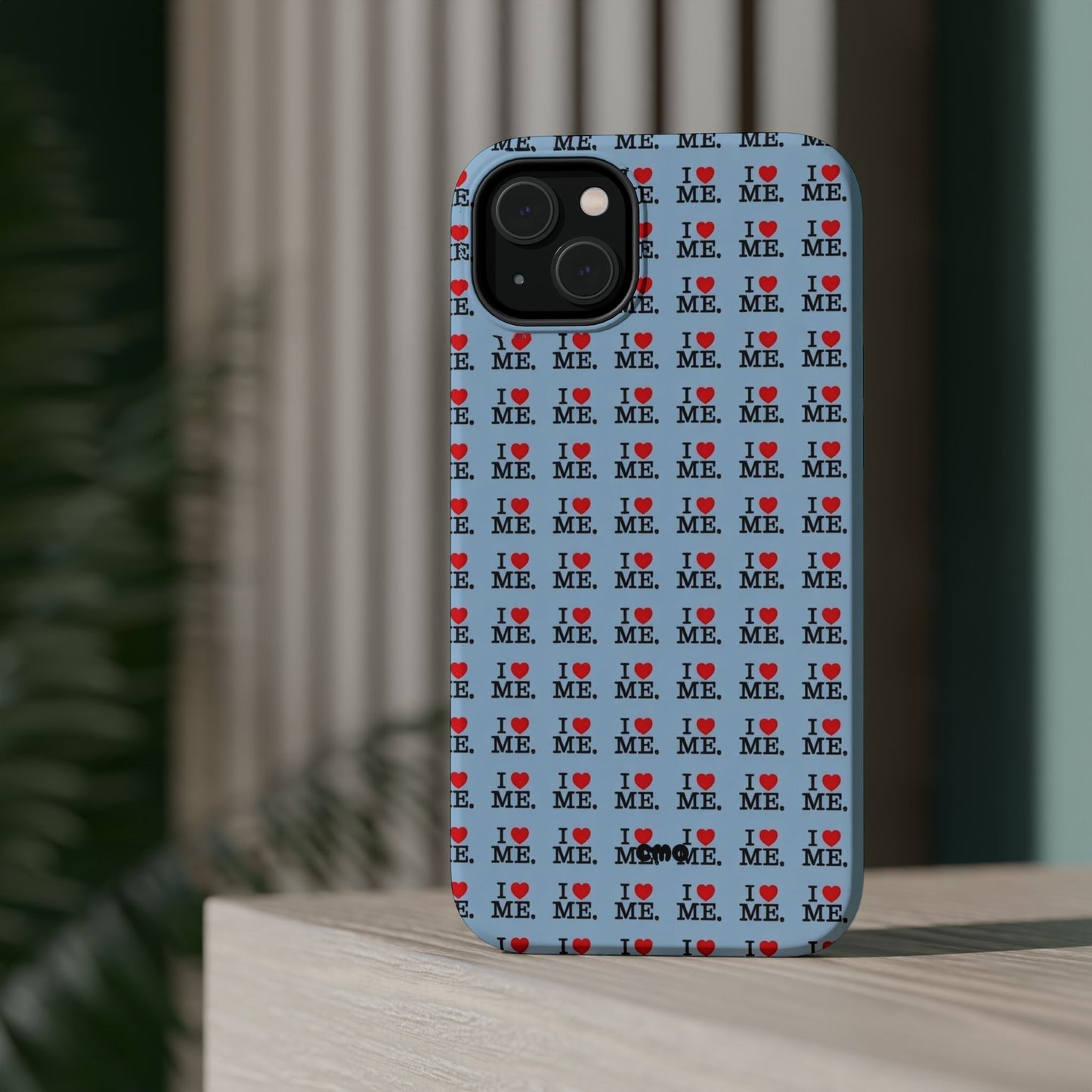 Magnetic Impact-Resistant Phone Case — "I love ME" Pattern