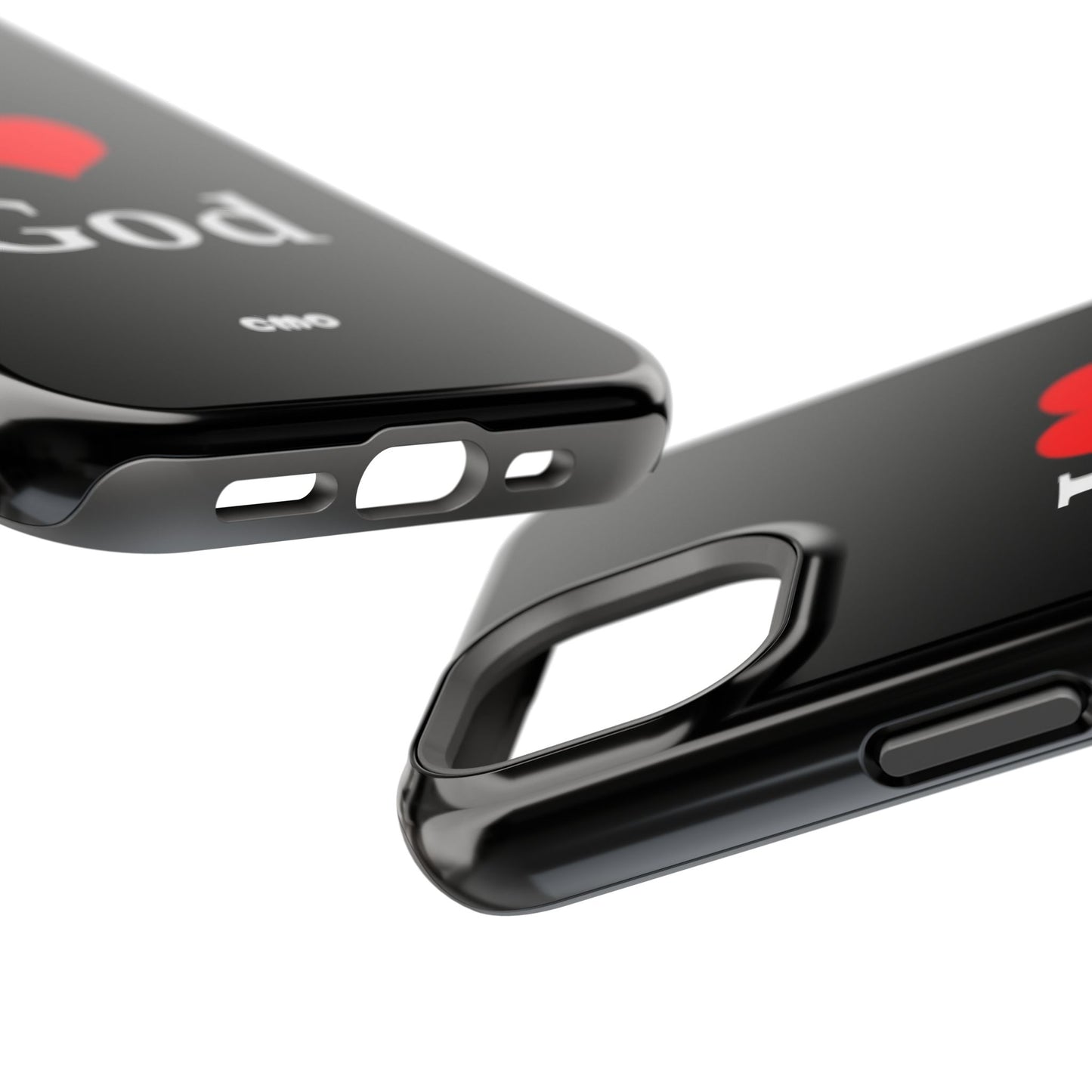I love God Phone Case — Magnetic Impact-Resistant Religious iPhone Cover