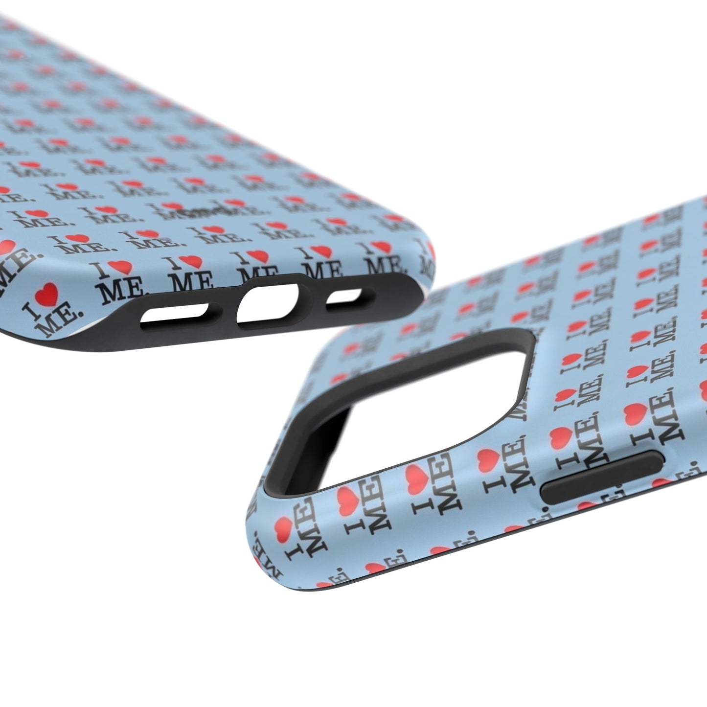 Magnetic Impact-Resistant Phone Case — "I love ME" Pattern