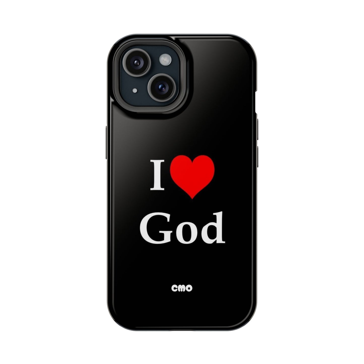 I love God Phone Case — Magnetic Impact-Resistant Religious iPhone Cover