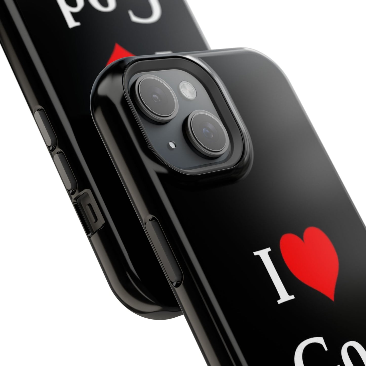 I love God Phone Case — Magnetic Impact-Resistant Religious iPhone Cover