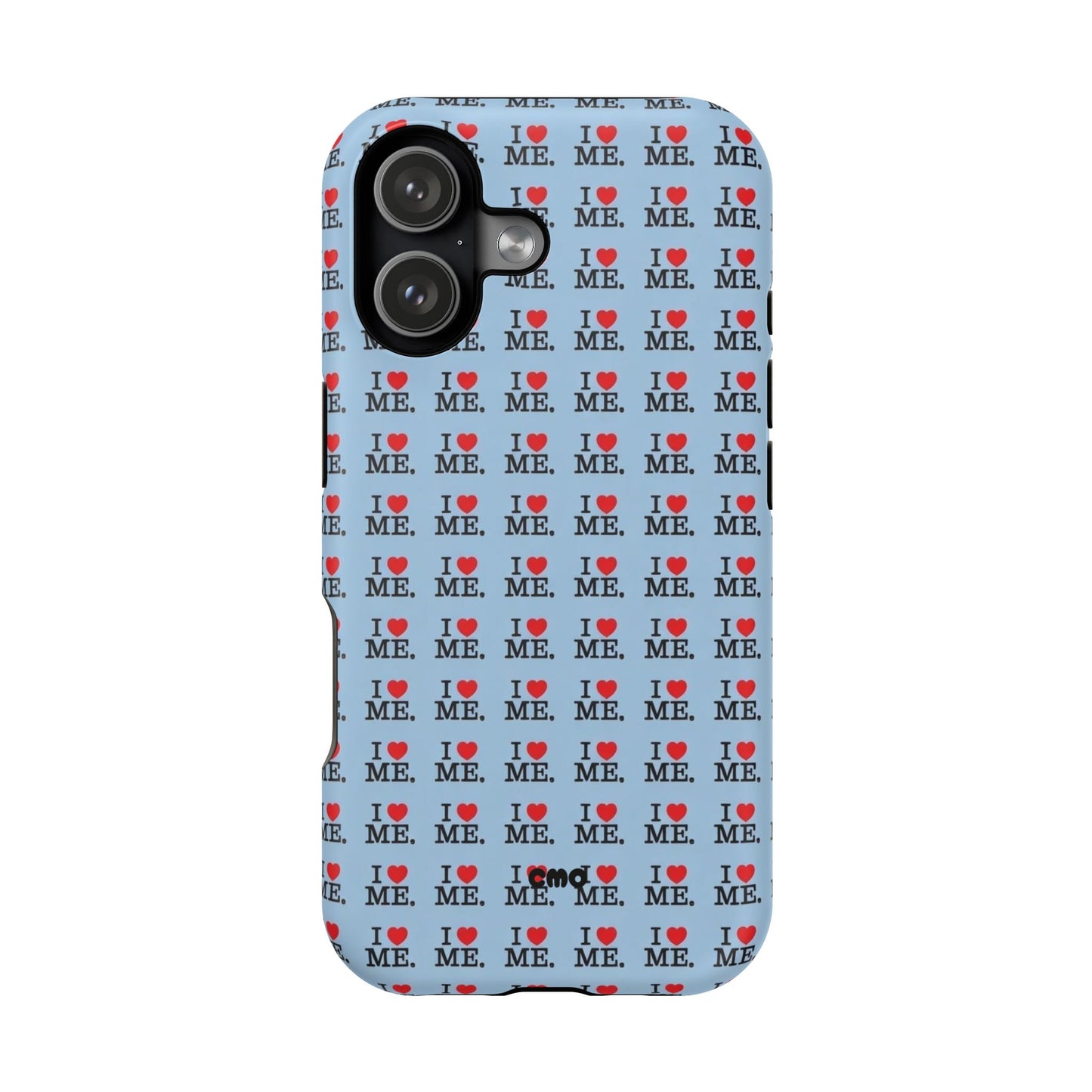 Magnetic Impact-Resistant Phone Case — "I love ME" Pattern