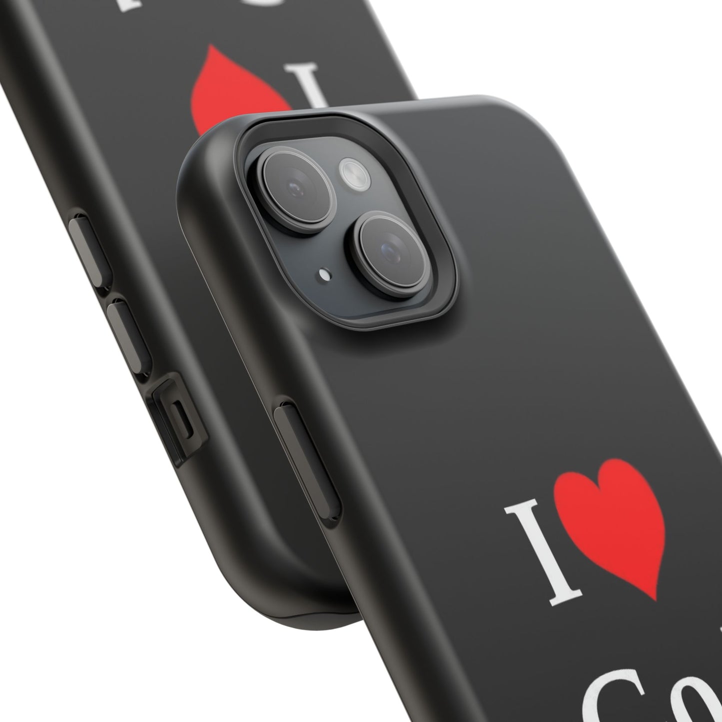 I love God Phone Case — Magnetic Impact-Resistant Religious iPhone Cover