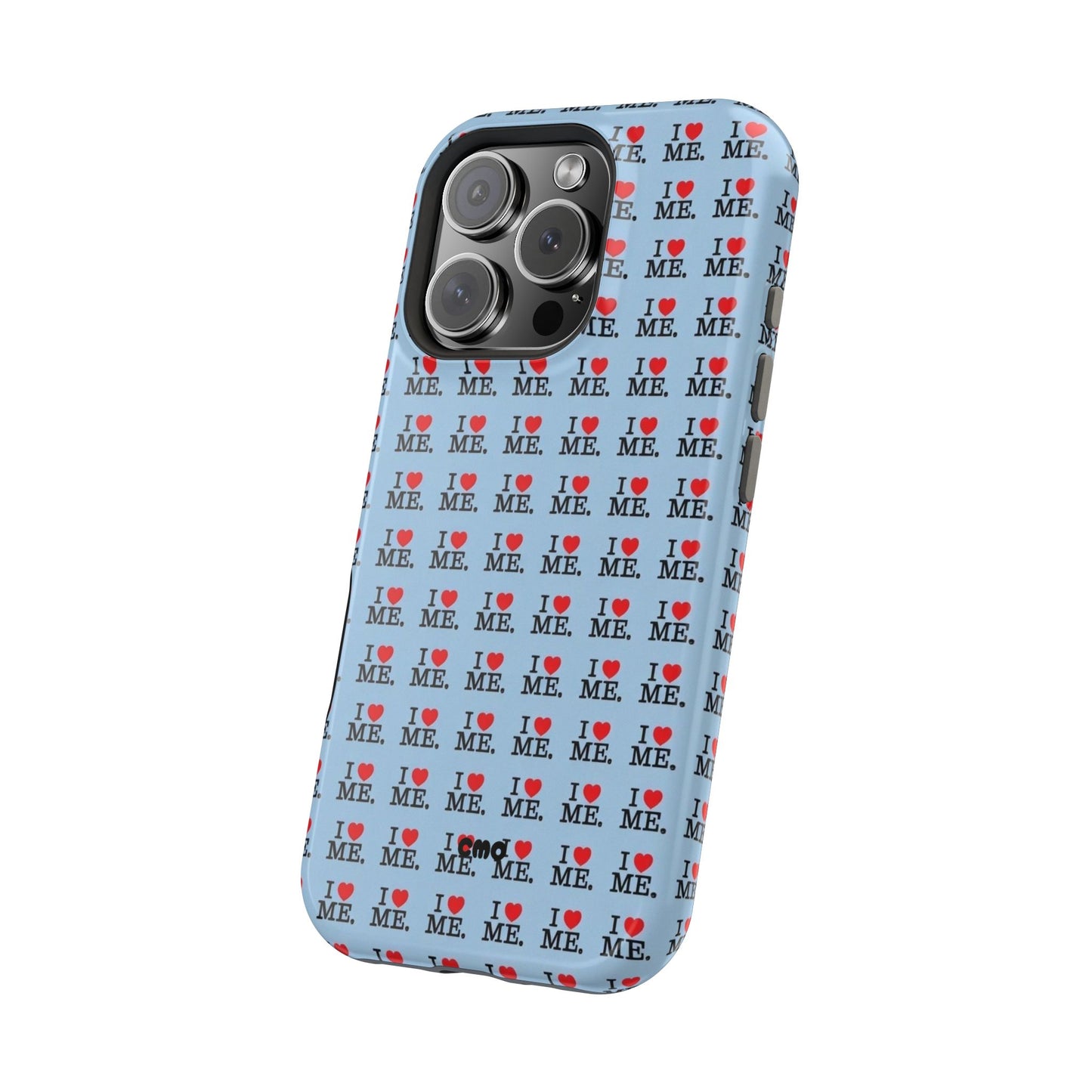 Magnetic Impact-Resistant Phone Case — "I love ME" Pattern